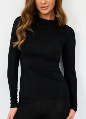 Комплект термобелья NORDSKI  WOOL W Black женское  NSW387100