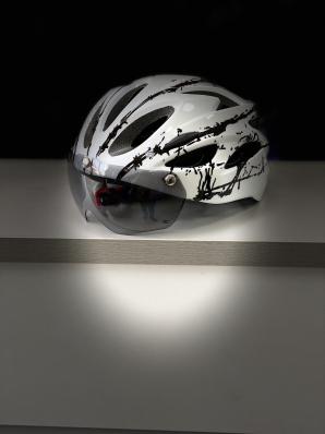 Шлем WX-016 с линзой (White/Black) р.L (58-61) WX-016GL