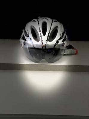 Шлем WX-016 с линзой (White/Black) р.L (58-61) WX-016GL