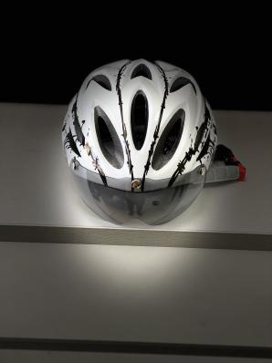 Шлем WX-016 с линзой (White/Black) р.L (58-61) WX-016GL