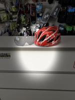 Шлем WX-016 с линзой (White/Red) р.L (58-61) WX-016GL