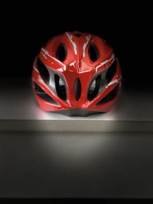 Шлем WX-016 с линзой (White/Red) р.L (58-61) WX-016GL
