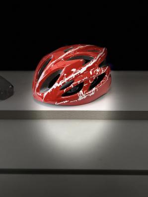 Шлем WX-016 с линзой (White/Red) р.L (58-61) WX-016GL