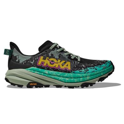 Кроссовки женские HOKA W SPEEDGOAT 6  1147811BLVR Black/Aloe Vera