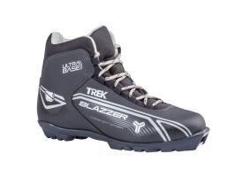 Лыжные ботинки TREK Blazzer 4 черный (лого серый) NNN 4.11-01.M.N