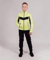 Костюм NORDSKI Base JR Lime/Black разминочный NSJ817180