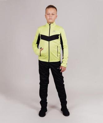 Костюм NORDSKI Base JR Lime/Black разминочный NSJ817180