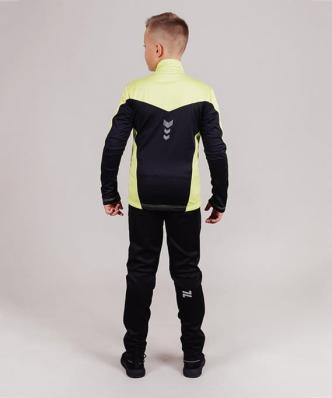 Костюм NORDSKI Base JR Lime/Black разминочный NSJ817180