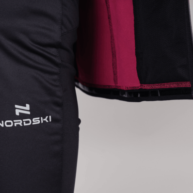 Костюм NORDSKI Base JR Pink/Black разминочный NSJ817951