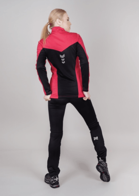 Костюм NORDSKI Base JR Pink/Black разминочный NSJ817951
